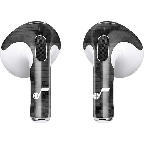 NBA Utah Jazz Black Rust Apple AirPods (3rd Gen 2021) Skin