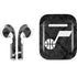 NBA Utah Jazz Black Rust Apple AirPods Skin