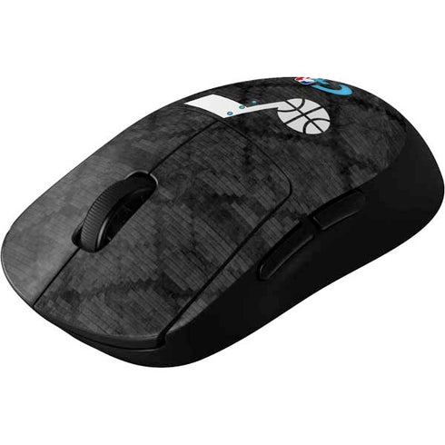 NBA Utah Jazz Black Rust G Pro Wireless Gaming Mouse Skin