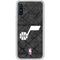 NBA Utah Jazz Black Rust Galaxy A10e Clear Case