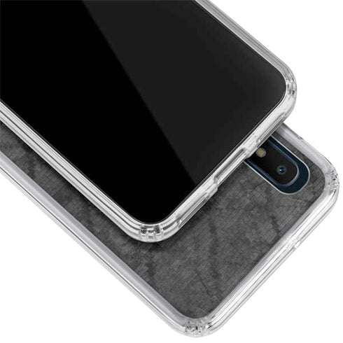 NBA Utah Jazz Black Rust Galaxy A10e Clear Case