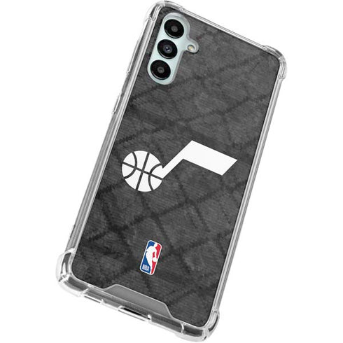 NBA Utah Jazz Black Rust Galaxy A15 5G Clear Case