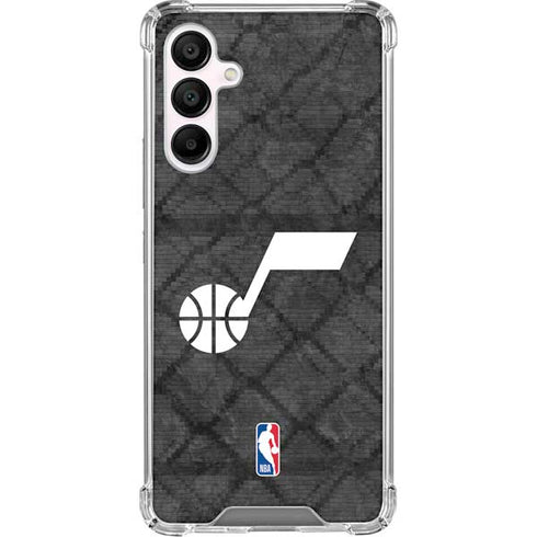 NBA Utah Jazz Black Rust Galaxy A16 5G Clear Case
