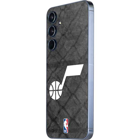 NBA Utah Jazz Black Rust Galaxy A35 5G Skin