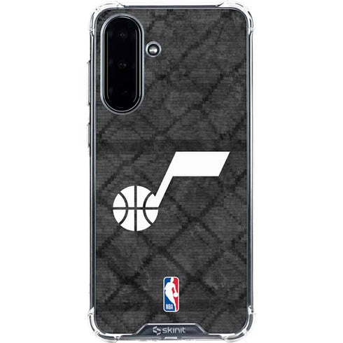 NBA Utah Jazz Black Rust Galaxy A36 5G Clear Case