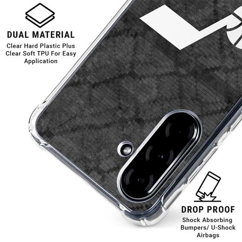NBA Utah Jazz Black Rust Galaxy A36 5G Clear Case