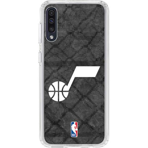 NBA Utah Jazz Black Rust Galaxy A50 Clear Case