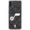 NBA Utah Jazz Black Rust Galaxy A50 Clear Case