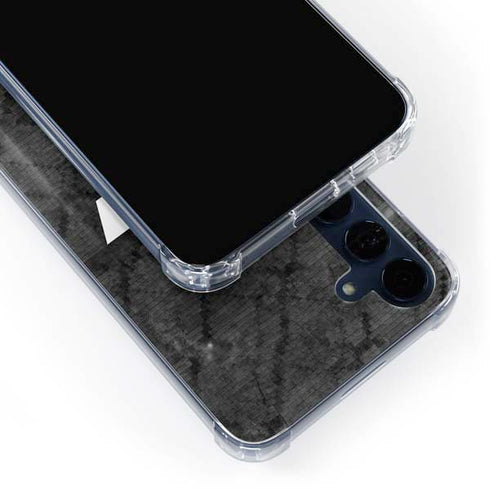 NBA Utah Jazz Black Rust Galaxy A55 5G Clear Case