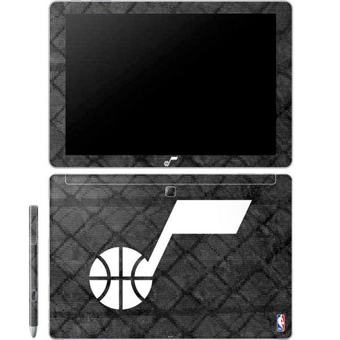 NBA Utah Jazz Black Rust Galaxy Book 12in Skin