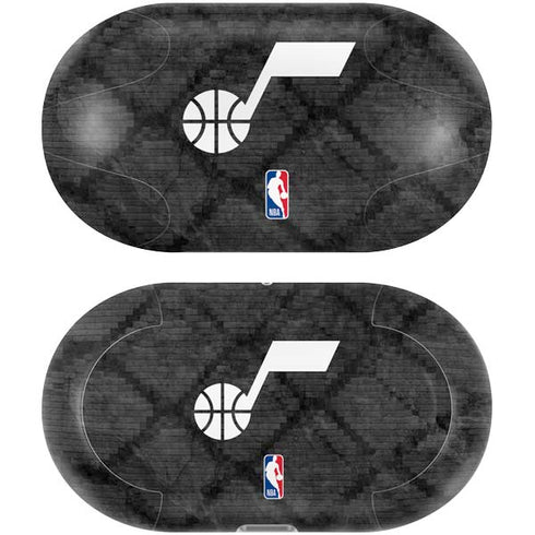 NBA Utah Jazz Black Rust Galaxy Buds Plus Skin