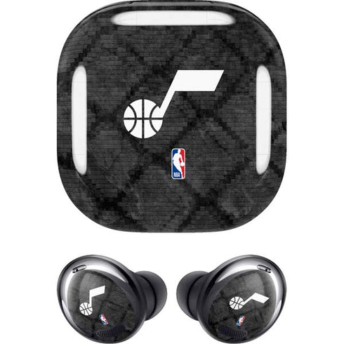 NBA Utah Jazz Black Rust Galaxy Buds Pro Skin