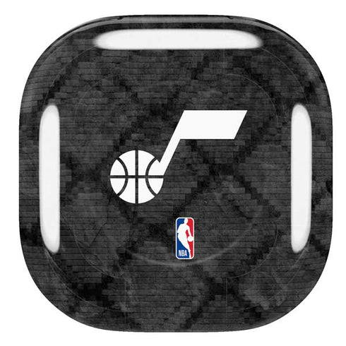 NBA Utah Jazz Black Rust Galaxy Buds Pro Skin