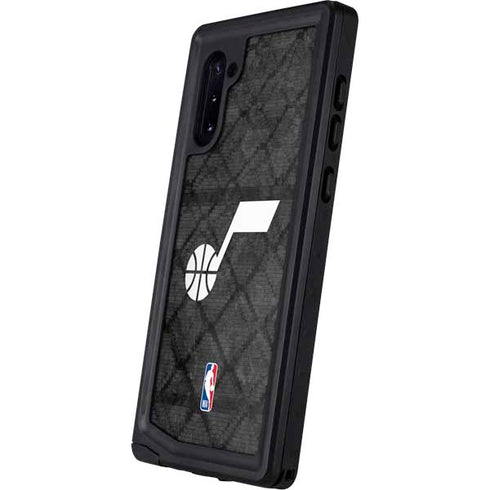 NBA Utah Jazz Black Rust Galaxy Note 10 Waterproof Case