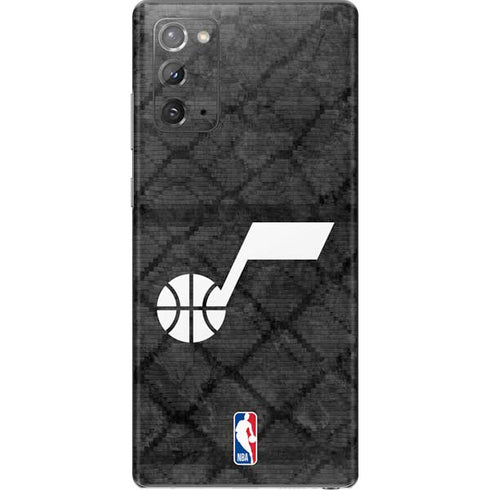 NBA Utah Jazz Black Rust Galaxy Note20 5G Skin