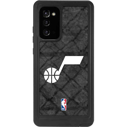 NBA Utah Jazz Black Rust Galaxy Note20 5G Waterproof Case