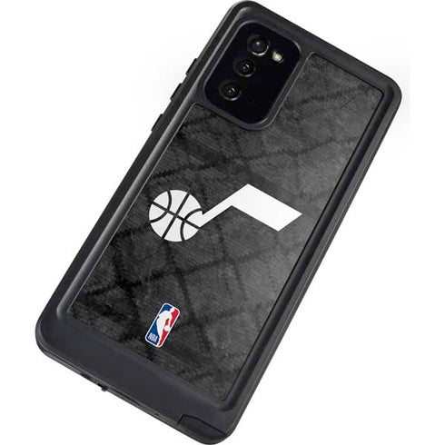 NBA Utah Jazz Black Rust Galaxy Note20 5G Waterproof Case