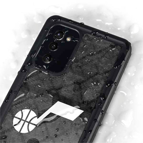 NBA Utah Jazz Black Rust Galaxy Note20 5G Waterproof Case