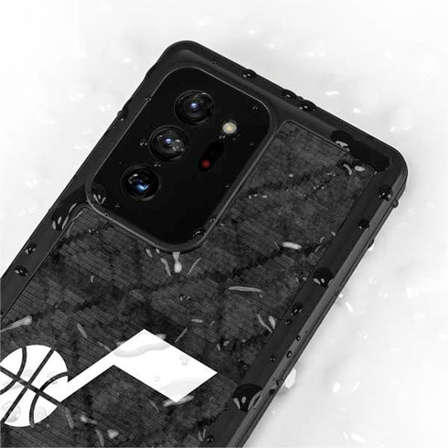 NBA Utah Jazz Black Rust Galaxy Note20 Ultra 5G Waterproof Case