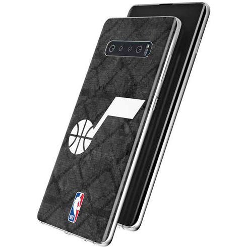 NBA Utah Jazz Black Rust Galaxy S10 Plus Skin