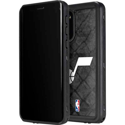 NBA Utah Jazz Black Rust Galaxy S20 Plus Waterproof Case