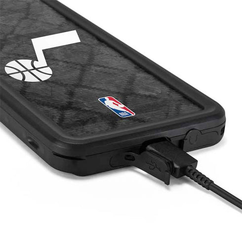NBA Utah Jazz Black Rust Galaxy S20 Plus Waterproof Case