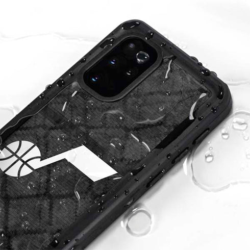 NBA Utah Jazz Black Rust Galaxy S20 Plus Waterproof Case