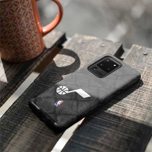 NBA Utah Jazz Black Rust Galaxy S20 Ultra 5G Pro Case