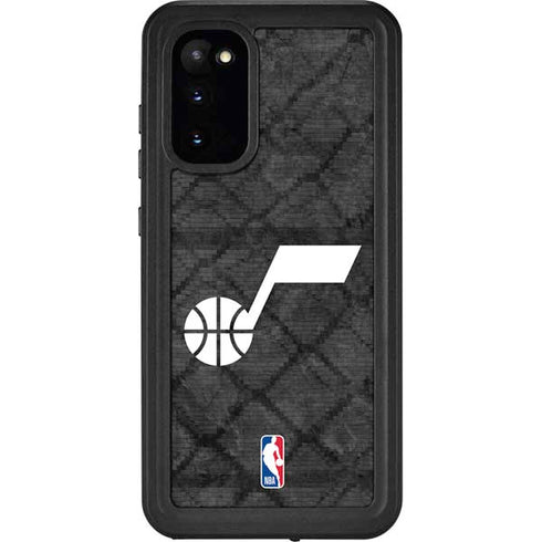 NBA Utah Jazz Black Rust Galaxy S20 Waterproof Case