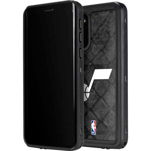 NBA Utah Jazz Black Rust Galaxy S20 Waterproof Case