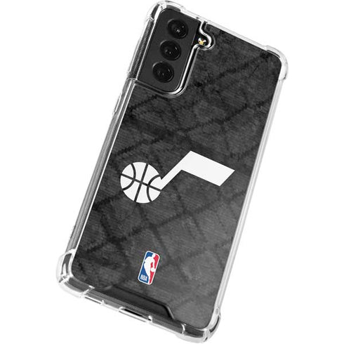NBA Utah Jazz Black Rust Galaxy S22 Plus Clear Case