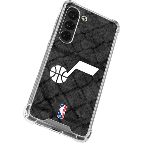 NBA Utah Jazz Black Rust Galaxy S23 Clear Case