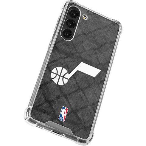 NBA Utah Jazz Black Rust Galaxy S23 FE Clear Case