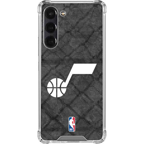 NBA Utah Jazz Black Rust Galaxy S23 Plus Clear Case