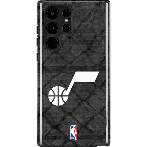 NBA Utah Jazz Black Rust Galaxy S23 Ultra Pro Case