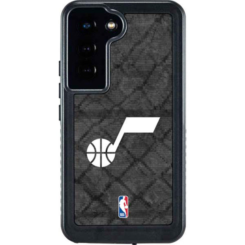 NBA Utah Jazz Black Rust Galaxy S23 Waterproof Case