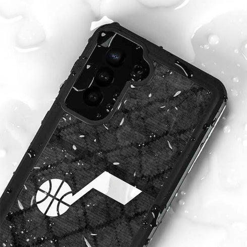NBA Utah Jazz Black Rust Galaxy S23 Waterproof Case