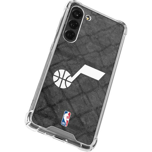 NBA Utah Jazz Black Rust Galaxy S24 FE Clear Case