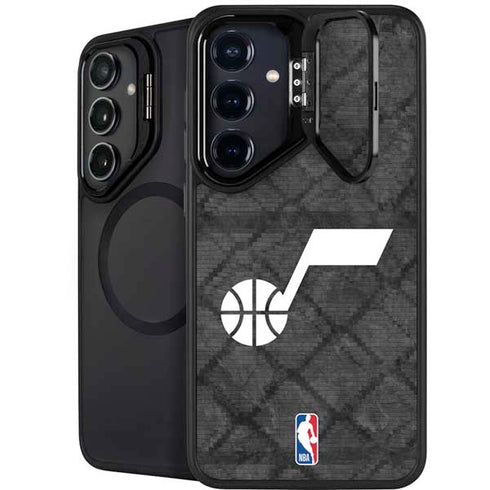 NBA Utah Jazz Black Rust Galaxy S24 Kickstand Case