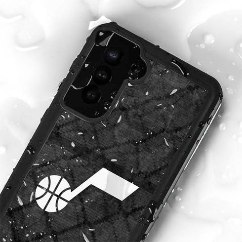 NBA Utah Jazz Black Rust Galaxy S24 Plus Waterproof Case