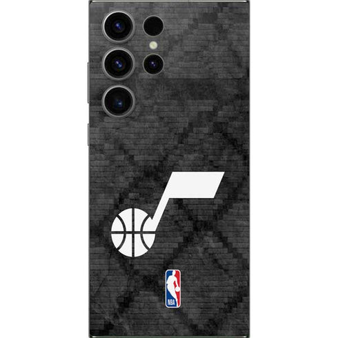 NBA Utah Jazz Black Rust Galaxy S25 Ultra Skin