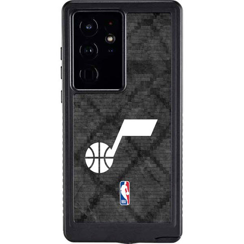 NBA Utah Jazz Black Rust Galaxy S24 Ultra Waterproof Case