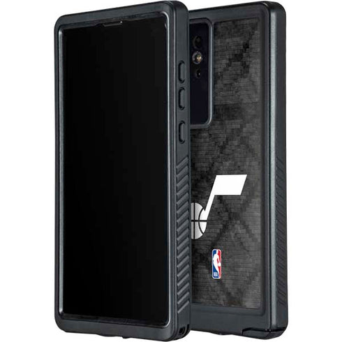 NBA Utah Jazz Black Rust Galaxy S24 Ultra Waterproof Case