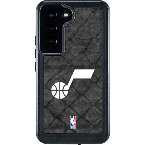 NBA Utah Jazz Black Rust Galaxy S24 Waterproof Case