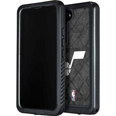 NBA Utah Jazz Black Rust Galaxy S24 Waterproof Case
