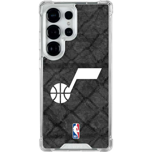 NBA Utah Jazz Black Rust Galaxy S25 Ultra Clear Case
