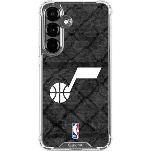 NBA Utah Jazz Black Rust Galaxy S26 Clear Case