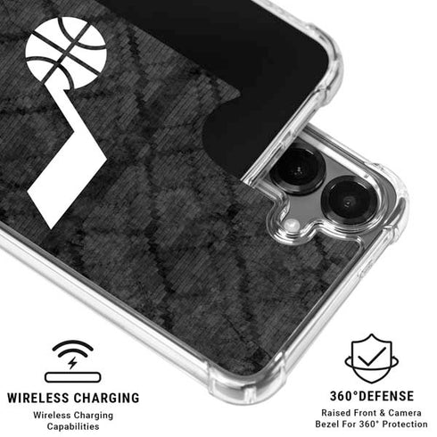 NBA Utah Jazz Black Rust Galaxy S26 Clear Case