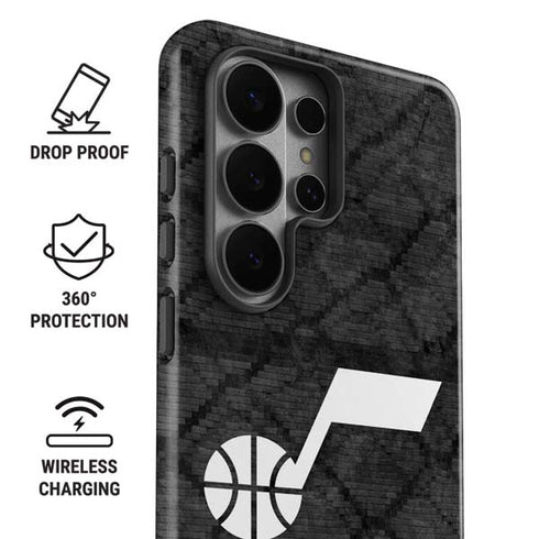 NBA Utah Jazz Black Rust Galaxy S26 Ultra Impact Case