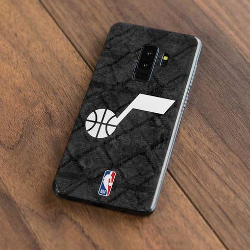 NBA Utah Jazz Black Rust Galaxy S9 Plus Skin
